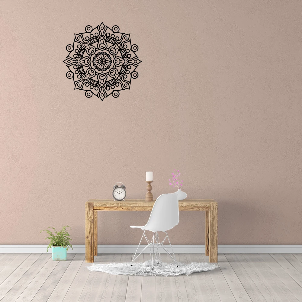 1 pc Symmetrical flower pattern wallpaper vinyl Wall Sticker Home Decoration Accessories For home decor Kids Rooms Murals