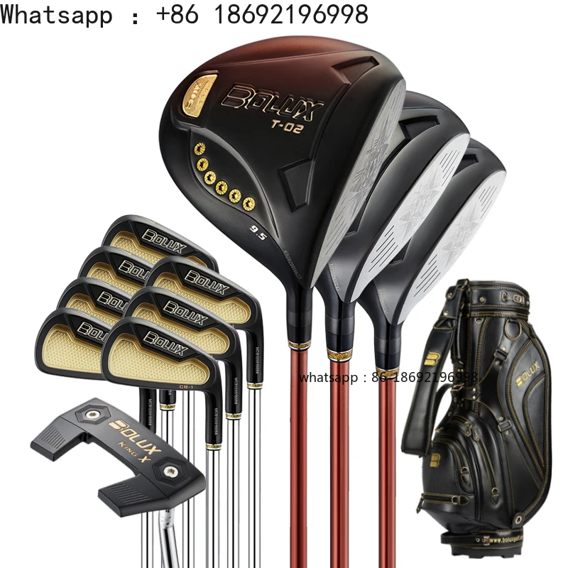 

BOLUX Golf Clubs Men's Set T02 Wooden Pole with CB Iron Advanced Full Set