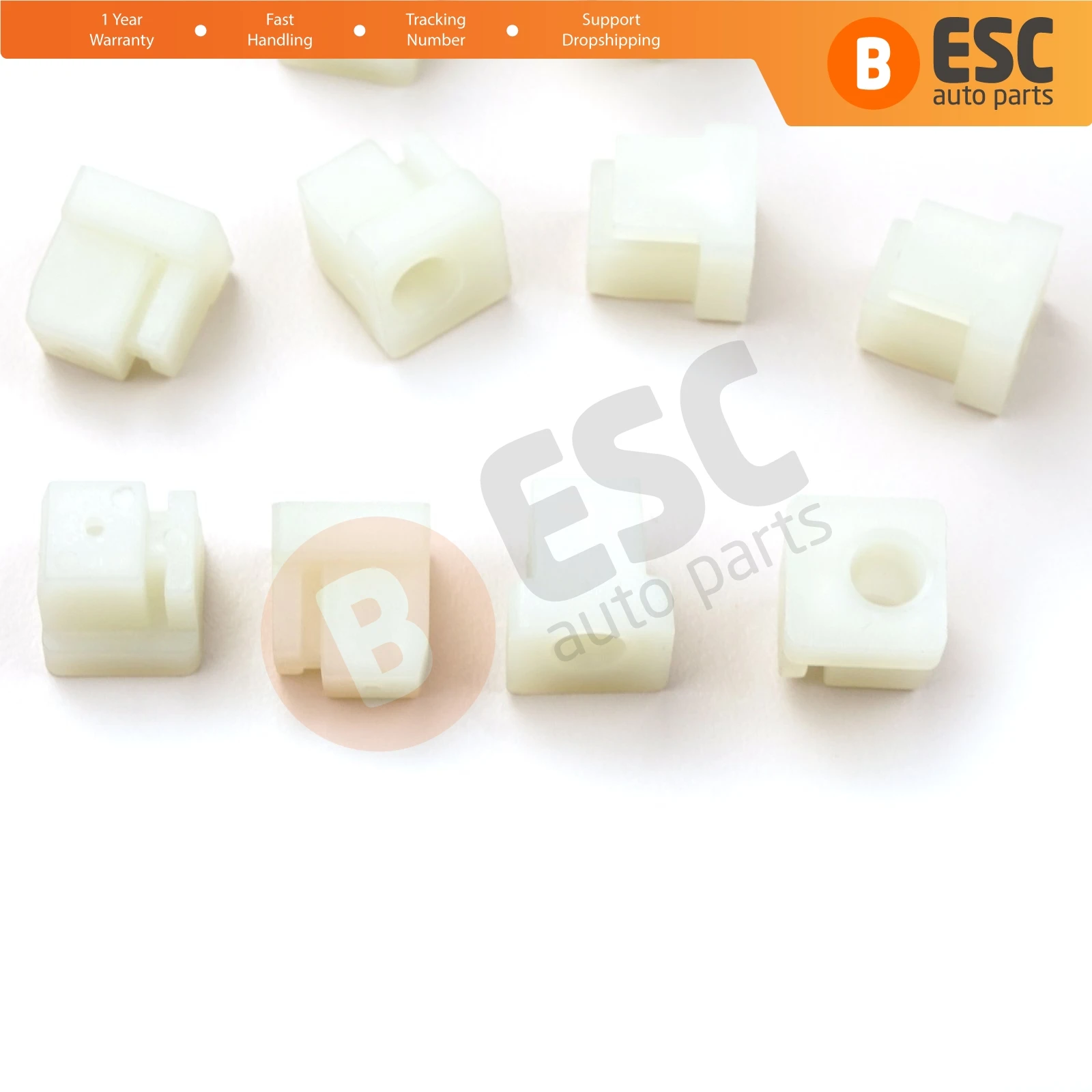 ESC Auto Parts ECP005 10 Pieces Cable End Rope Dowel for Window Regulator Winder Mechanism Type BCP005 Fast Handling