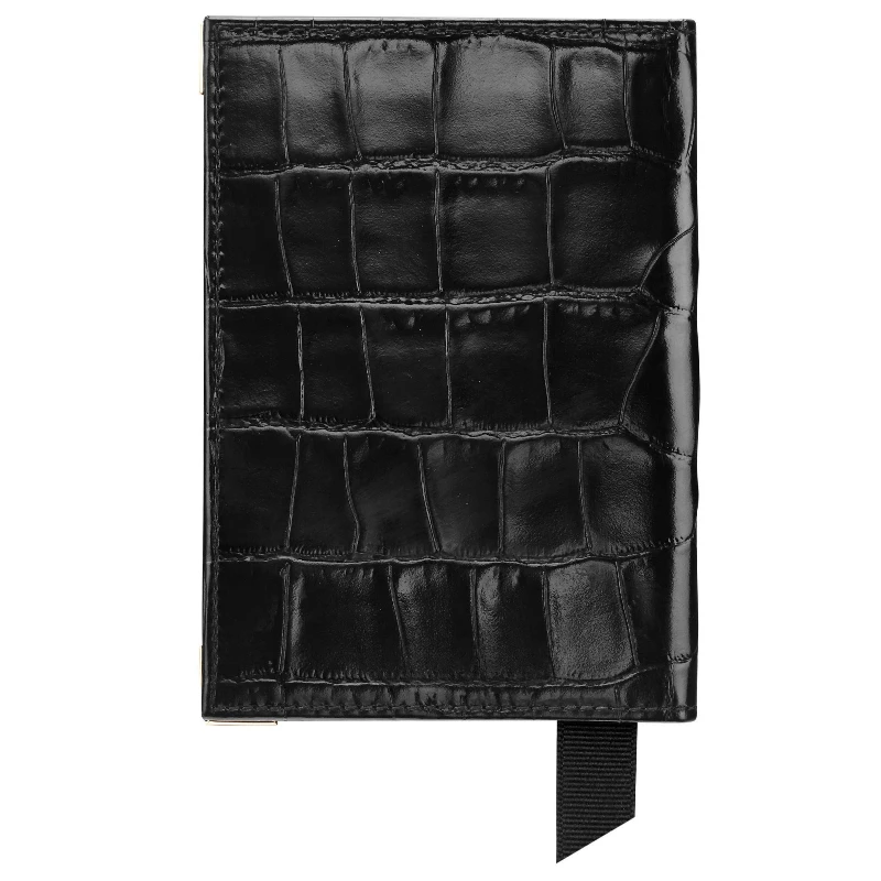 

Passport ID Clip Light Luxury Storage Crocodile Pattern Travel Protection Clip