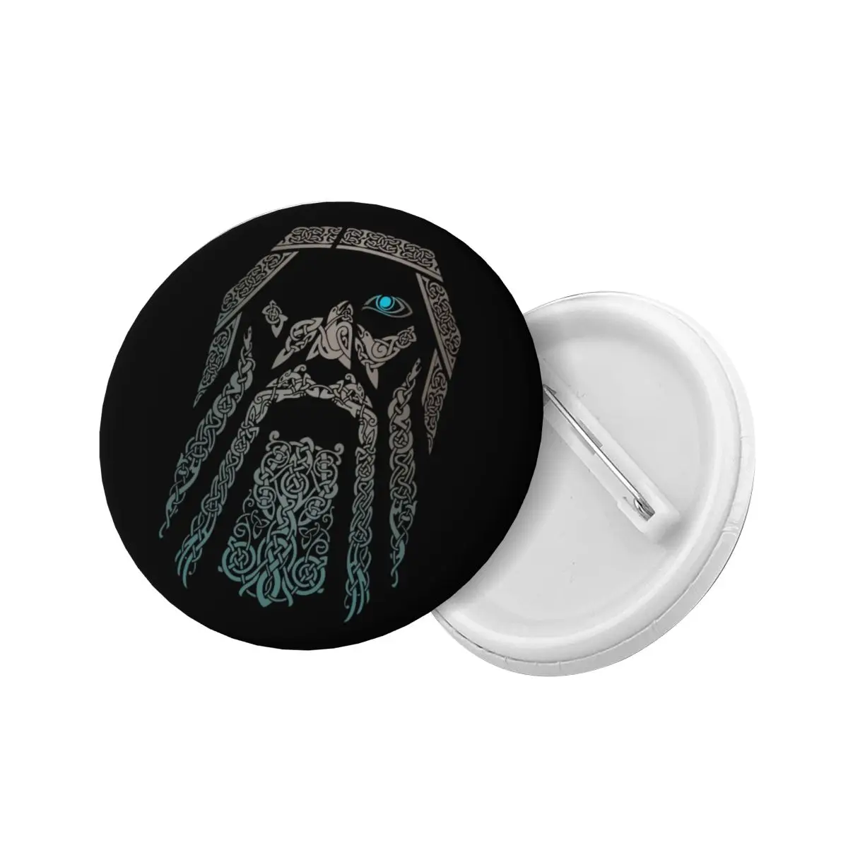 Odin Viking Valhalla Pin Badge Norse Mythology God Clothes Pinback Buttons Brooch Friends Gift