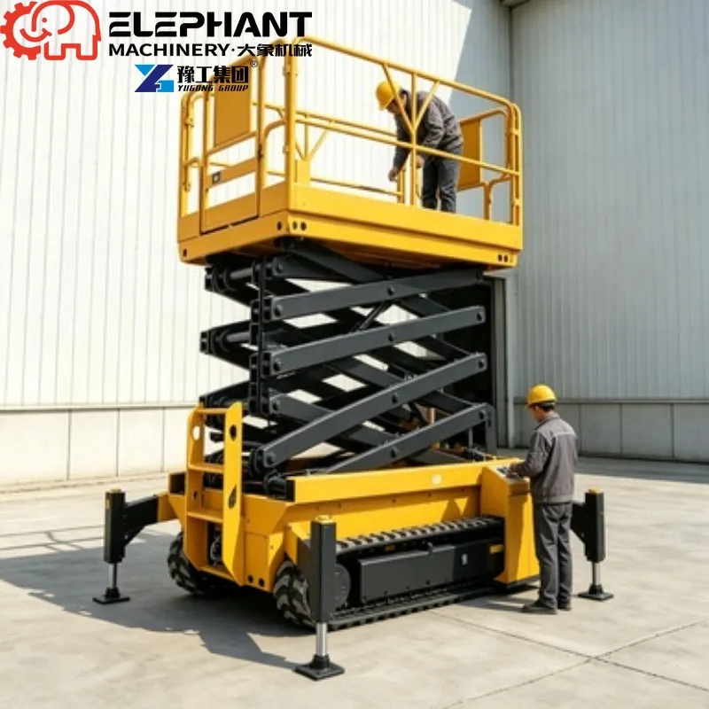 Hydraulic Scissor Lifting Platform, 3m Lifting Height For Low-Rise Aerial Maintenance Tasks