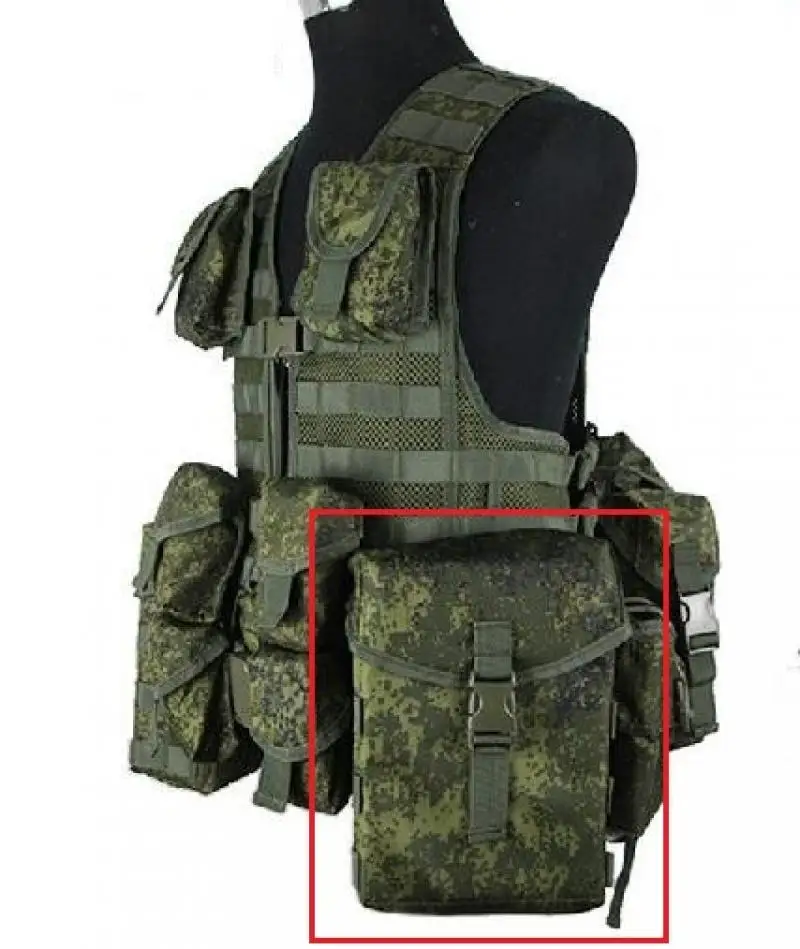 Multifunctional MOLLE PKM Magazine pouch EMR/ATFG Ruin Camouflage for Russian 6SH117 Tactical Vest Accessories