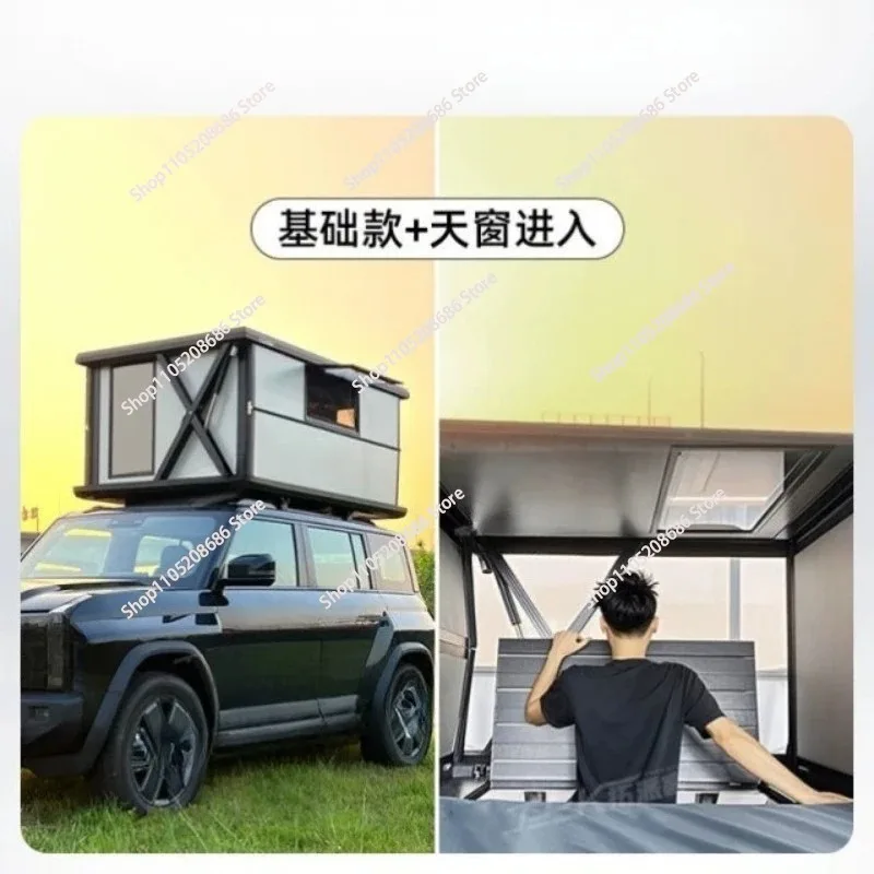 Folding Extension Roof Tent Outdoor Camping Automatic Self-driving Hard Top