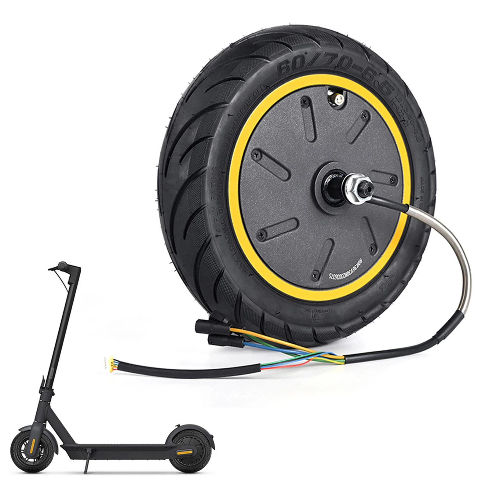 

60/70-6.5 Motor Electric Scooter 36V 500W Engine Wheel For Ninebot Max G30 Electric Scooter Rear Driving Wheel Tire Motor