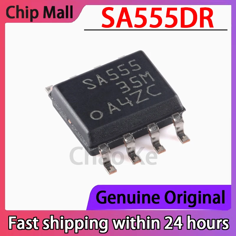 

10 шт. оригинальный патч SA555DR SOIC-8 4,5 В ~ 16 В таймер/таймер чип