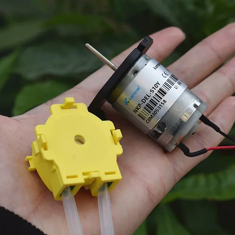 

NKP-DEL-S10Y Small Peristaltic Pump 5V 6V DC for Aquarium Analytic Lab Ink Sampling Drip Irrigation - Dosing Liquid Water Pump