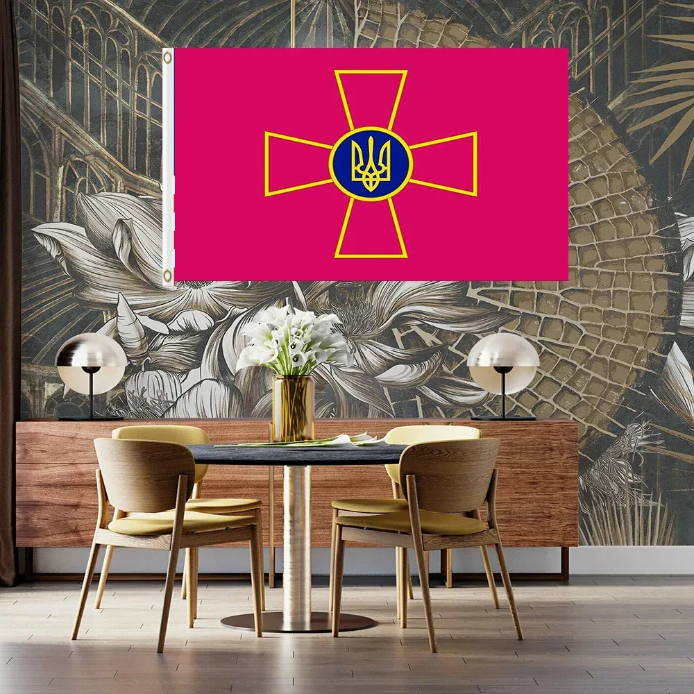 CUSTOM HOME DECORATION BANNER of national history for 3'X5' OR 2X3FT Ukrainian Armed Forces Flag