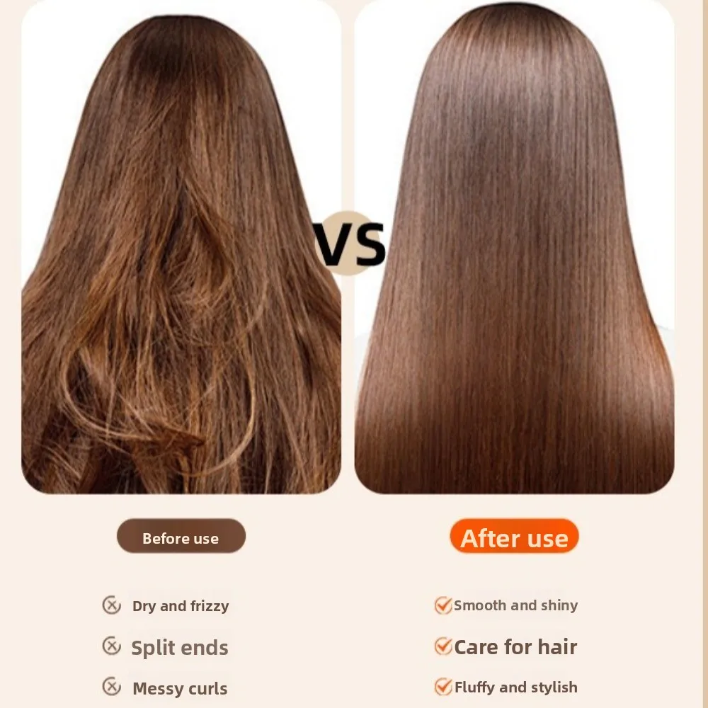 

Multifunctional Electric Heating Hair Straightener Brush Rechargeable Hairdressing Tool Mini Straightener Portable