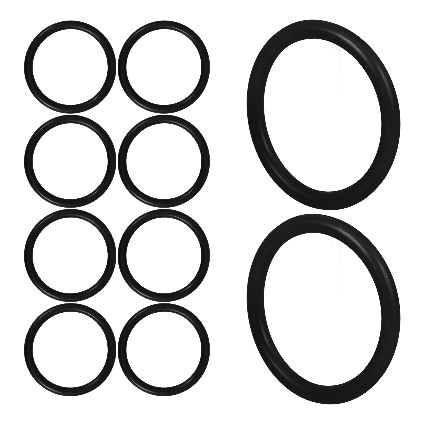 

10 Pcs Sealing Rubber Ring Decor Bowl Cushion Sing Gasket Instruments Band Rings