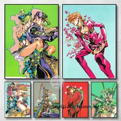 JoJos Bizarre Adventure Anime Canvas Art Posters Manga Wall Prints for Home Decor