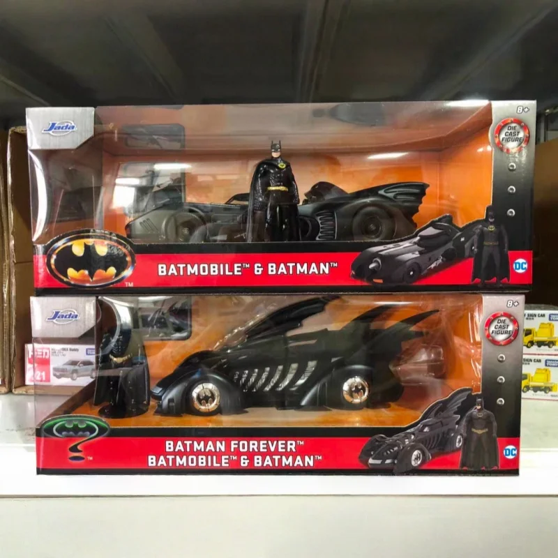 

In Stock Original Jada 1:24 DC Batman The Dark Knight Alloy Car Toy MINI Figures Model Set Car Enthusiast Collection Ornament