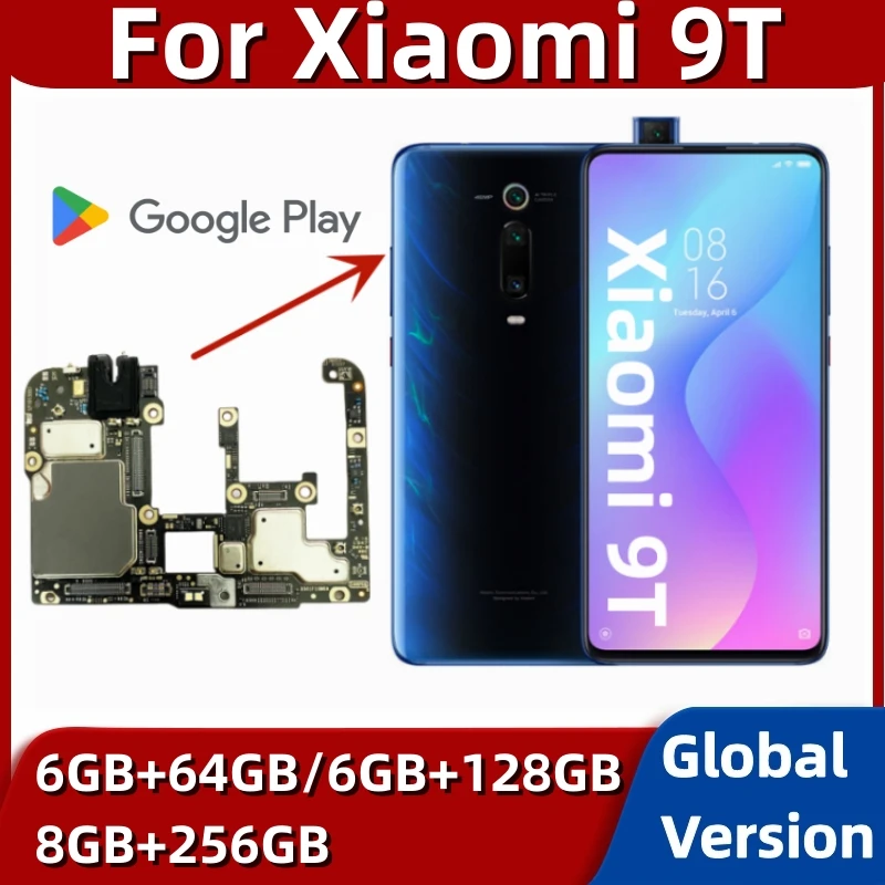 

Материнская плата для Xiaomi Mi 9T, модуль материнской платы с Snapdragon 730, разблокированная плата основных цепей, полностью Рабочая