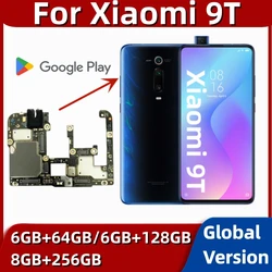 Mainboard for Xiaomi Mi 9T, Motherboard PCB Module with Snapdragon 730, Unlocked Main Circuits Board,Full Working