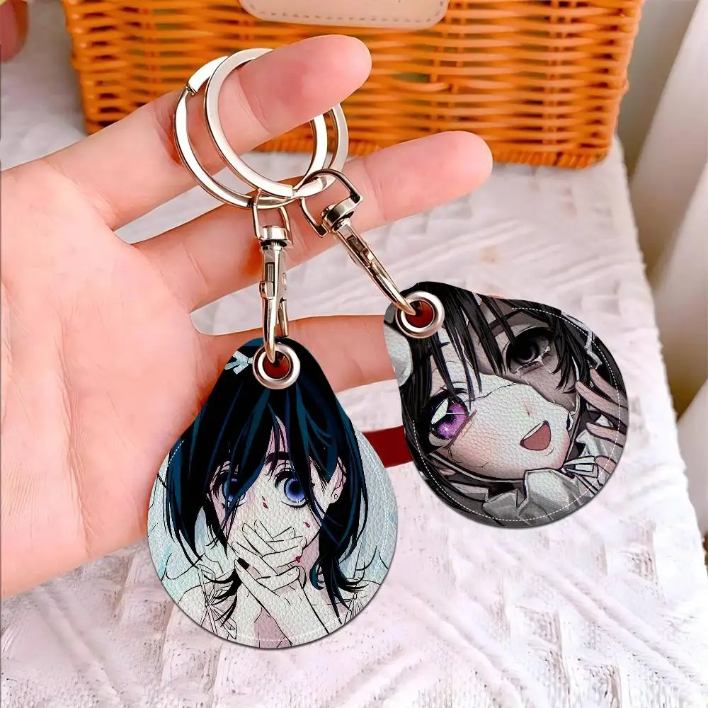 

Брелок-ключница из искусственной кожи с мультяшным инопланетянином, 1 шт., защитный чехол для карт доступа и ключей