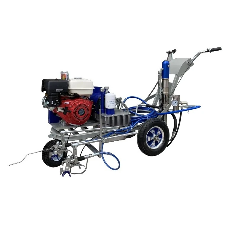 Hydraulic Cold Spray Line Machine Customized Cold Paint Road Marking Machine For Parking Spaces Warehouse Aisle Marking