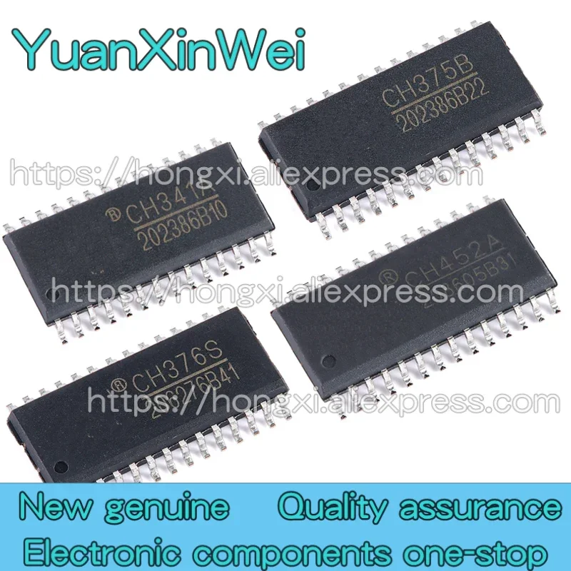 1PCS CH341A CH341B CH374S CH375A CH375B CH376S CH421A CH451S CH452A CH453S CH454S  SOP-28  The USB bus interface chip