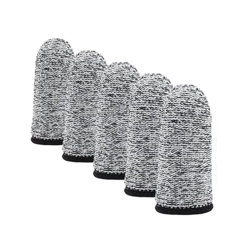 Level 5 Anti-Cut Finger Cover High-Strength Safety Flexible Anti Cut Fingertip Gloves Kitchen Tool Reusable and Durable