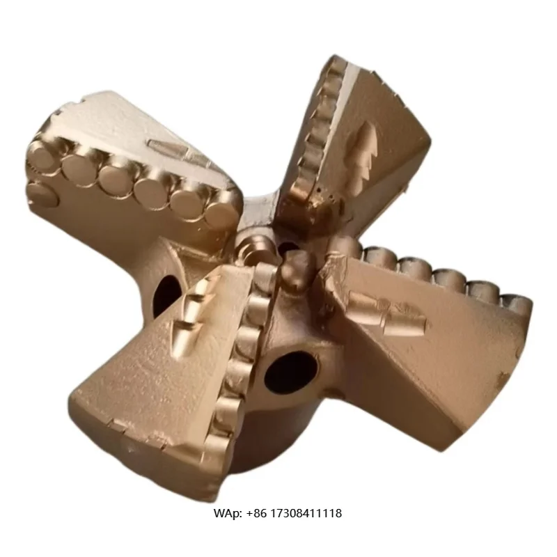 

High Quality 4 Wings Non Core Diamond PDC Bit Drag Bits for Water Well Drilling
