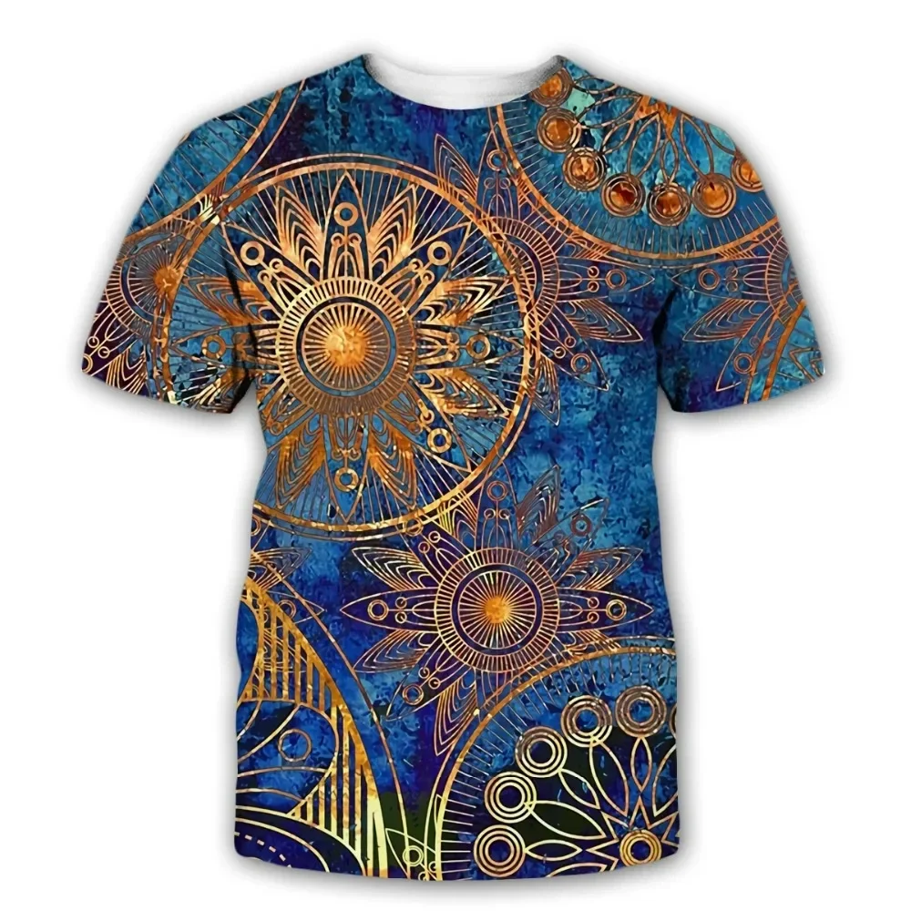 Mystery Symbol New Fashion Psychedelic T-Shirt 3D Psychedelic Print Men\'S Short Sleeve T Shirt Summer Streetwear Casual Top