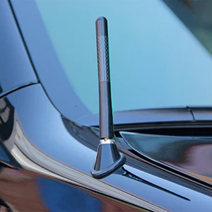 12 cm hochwertiges Momo 4,7 Zoll Schwarzes Kohlefaserauto -Dach AM/FM Universal Decorative Radio Antenne für die meisten Fahrzeuge 10 Hauptautoverkäufe - №10