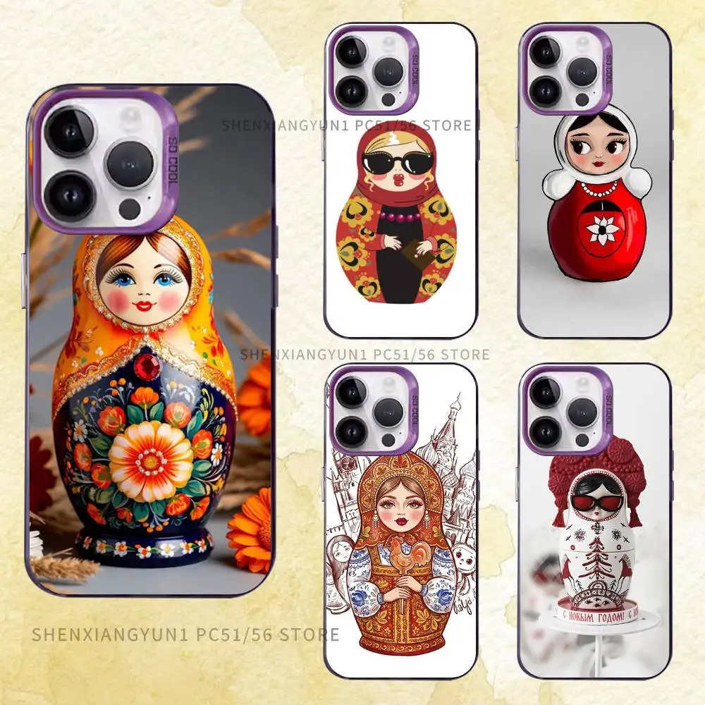 

Matryoshka Case iPhone 17 16e 16 15 14 13 12 11 Pro Max X XR XS MAX 8,7 Air Plus Back Cover