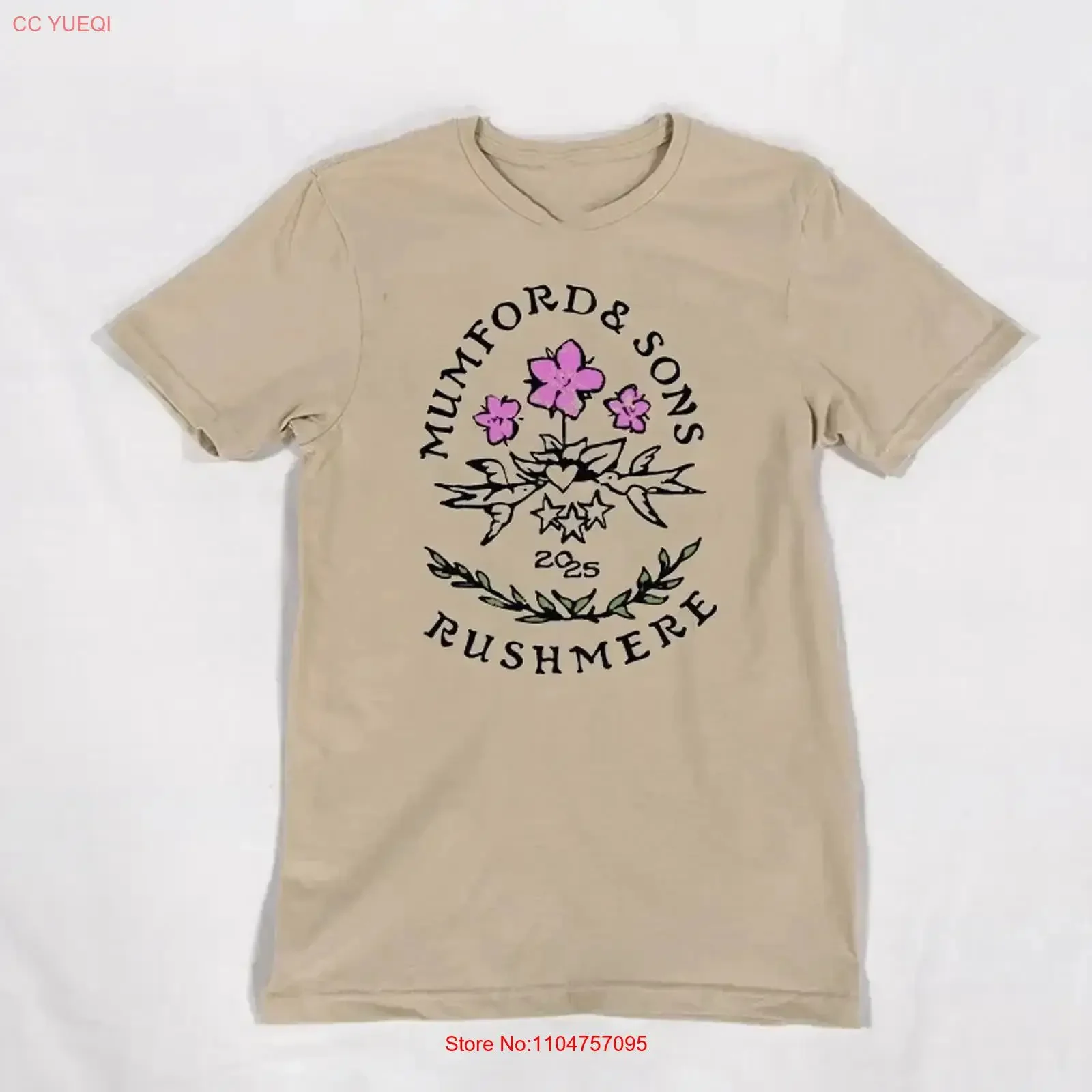 Mumford Sons Band Rushmere Tour 2025 T Shirt Full Size S 5XL BO1781 vintage Washed Soft Top For Everyday Wear fashion