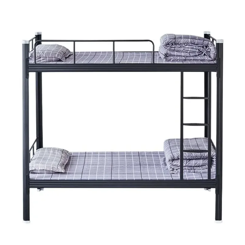 

Upper and lower bunk iron frame beds Employee construction site High and low beds Student dormitory Bunk beds
