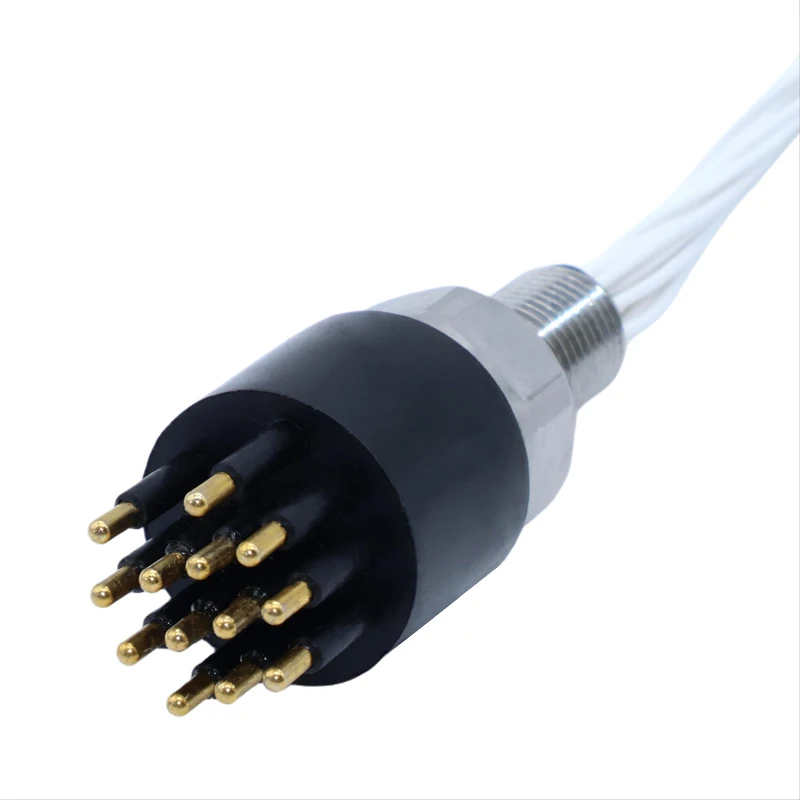 IP69 Waterproof Subconn Subsea Micro Circular Connector Seacon Underwater 10PIN Male Female Cable Gold Plating for ROV