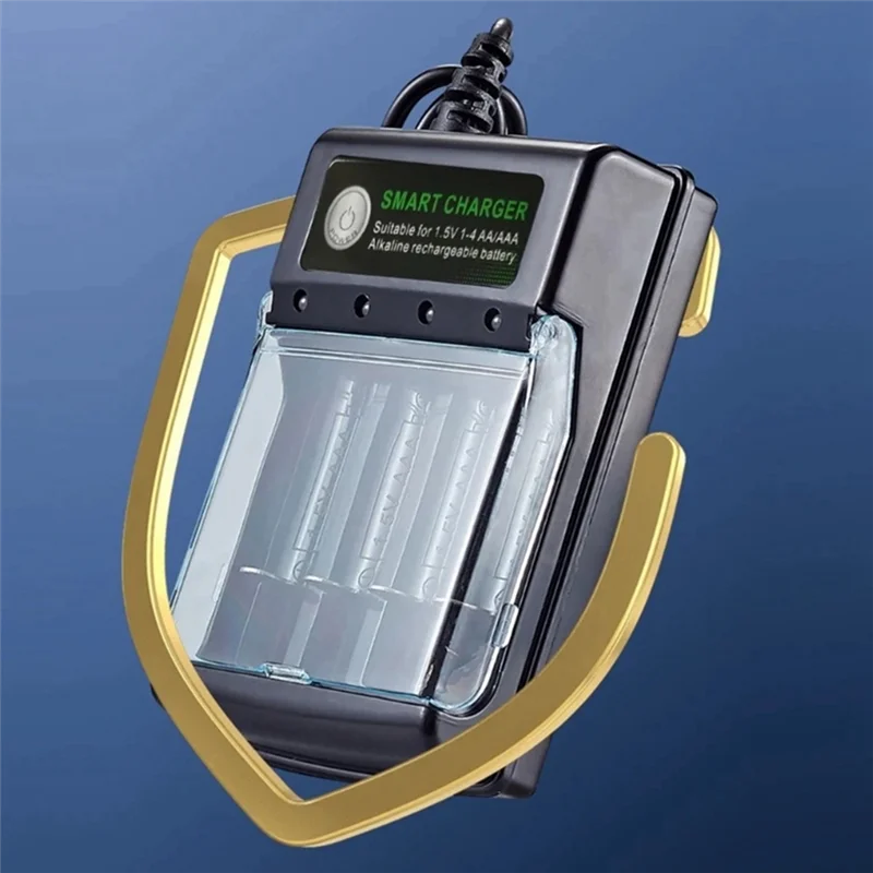 

AC56-4 Slots Smart USB Battery Charger For Rechargeable Battery AA AAA AAAA 1.5V Alkaline 14500 10440 16340 10440 3.2V Charge