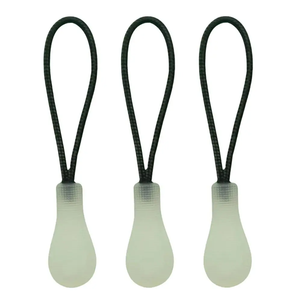 10pcs Outdoor tools Travel Clothing Suitcase Tent Backpack Zip Puller Replacement Ends Lock Zips Zipper Pull Cord Rope Pullers