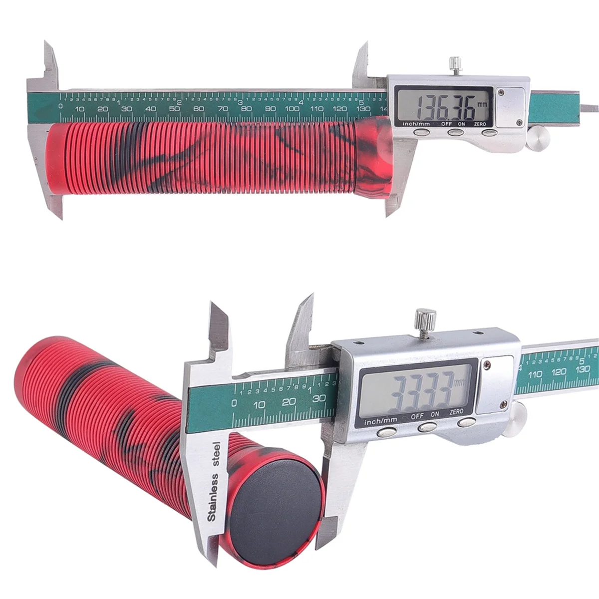 A71P 1 paire de poignées de guidon de vélo, housse de guidon en caoutchouc antidérapante pour guidon de 22.2mm, Scooter Cruiser Road Urban,E