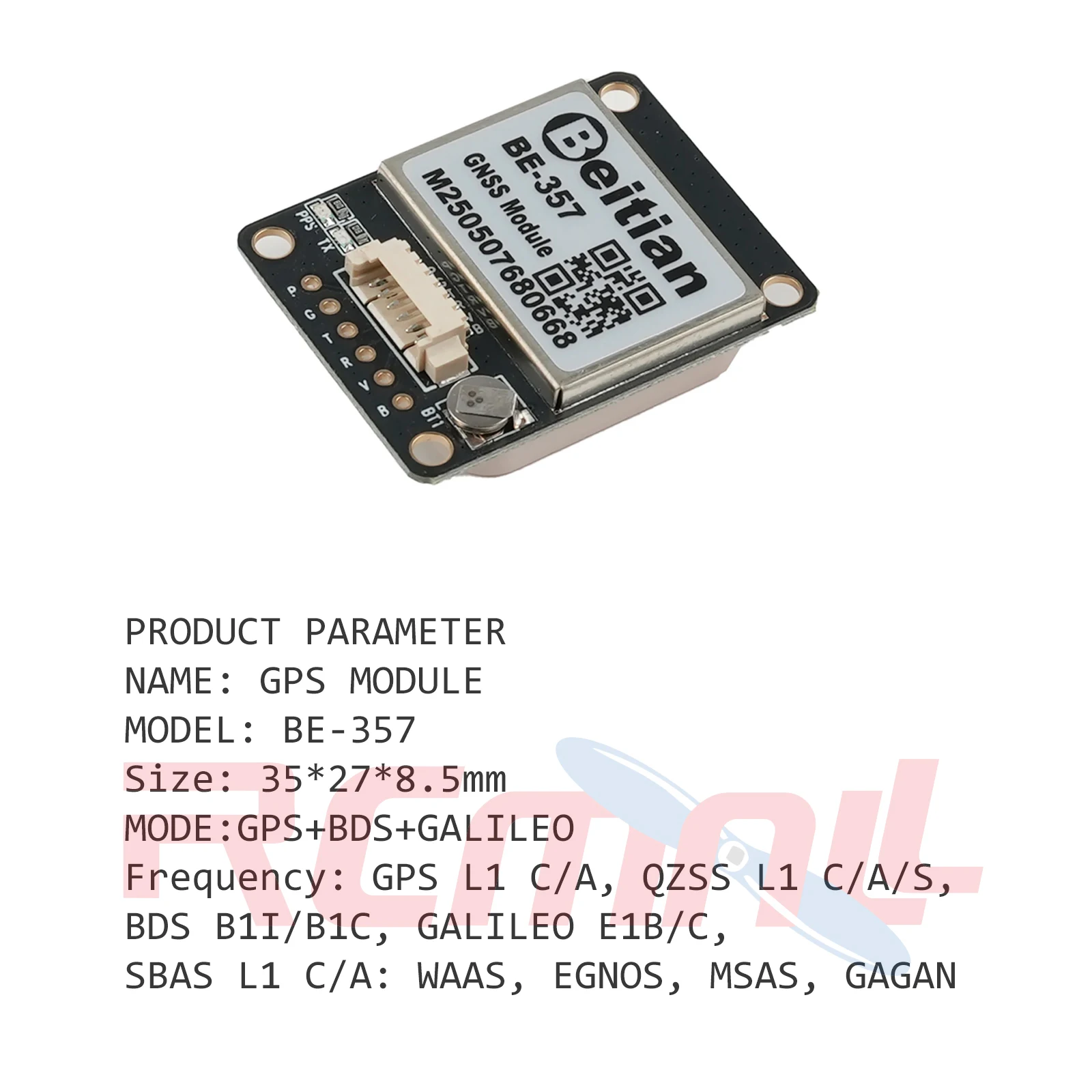10 قطعة/الوحدة Beitian BE-357 BE357 GPS وحدة بروتوكول مزدوج لطائرة بدون طيار FPV عودة التحكم في الطيران الثابتة الجناح العودة الإنقاذ الطائرة بدون طيار أجزاء