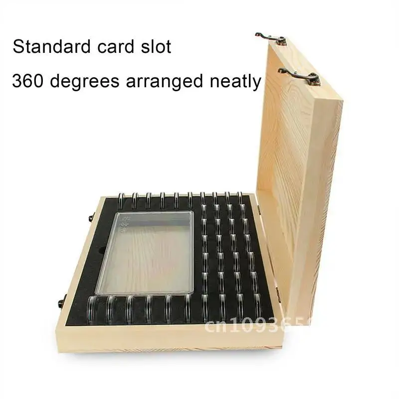 

Coin Cases Wooden Coin Storage Protectors With Coin Commemorative Display Coins Gasket Adjustable Organizer Collector Case