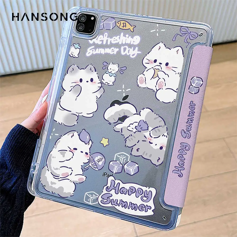 

For ipad a16 case For ipad 10th pro 11 13 M4 M5 7 8 9th 10.2 Air 4 5 11 13 M2 M3 5th 6th ﻿Y - Type Ipad case with Pencil Holde