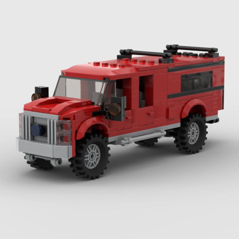 City Car Model MOC Building Bricks Pickup Truck With Removable Topper Modular Technology Gift Holiday Assemble Children Toy Suit