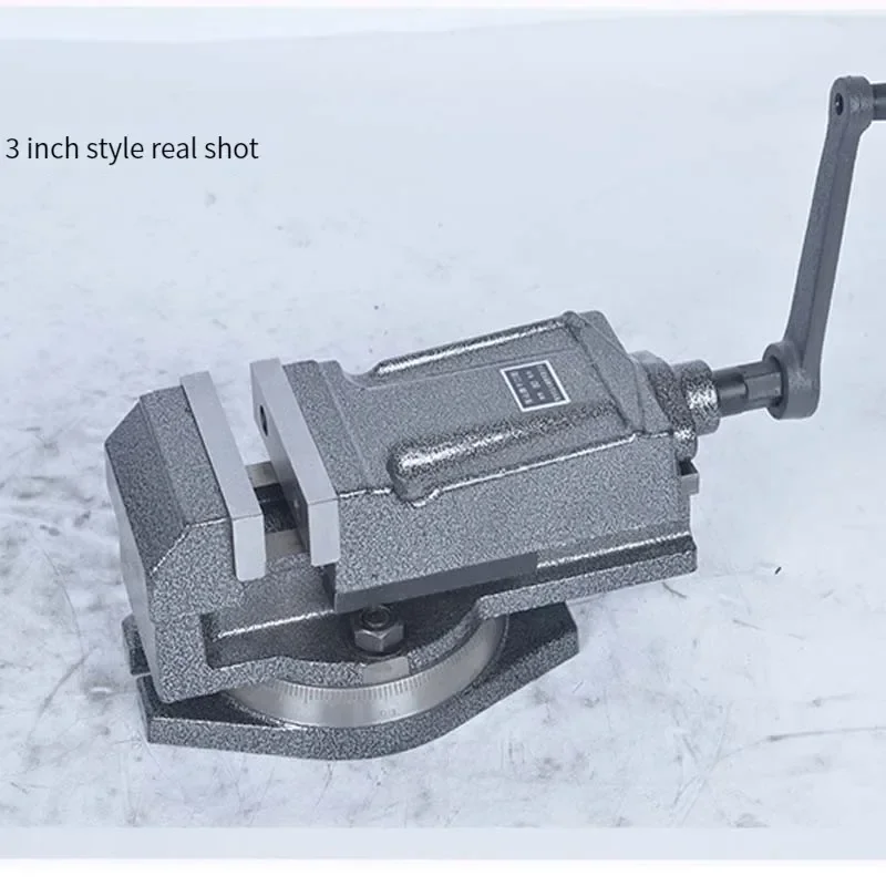 NewElectric 8 Inch QH Heavy Duty Milling Machine Flat Pliers Drilling Machine Precision Angle Fixed Bench Vise 3 