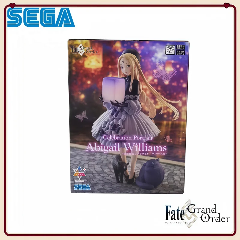 

В наличии, 100% оригинал: Новая аниме-фигурка SEGA Fate Grand Order Абигейл Уильямс, модель-кукла в коробке