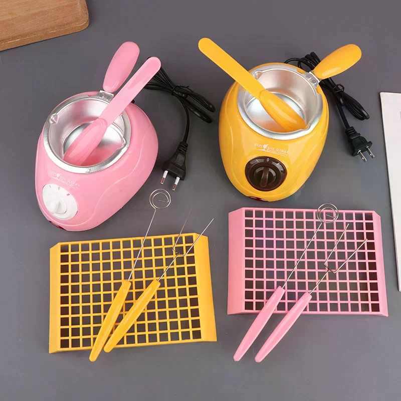 

Chocolate Fondue Maker Chocolate Melting Furnace DIY Chocolate Electromechanical Heating Pot Baking Tool