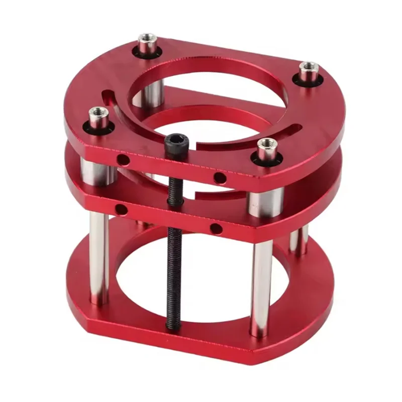 

AB66-Router Lift Base Aluminum Alloy Stainless Steel 4 Jaw Clamping Router Table Lifting System Base