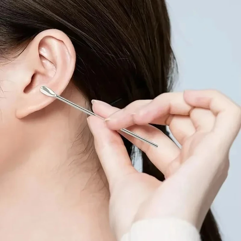 Ear Pick Six-piece Set Ear Cleaning Ear Picking Earpick Convenient Portable Portable Ear Pick Household Portable for Adults