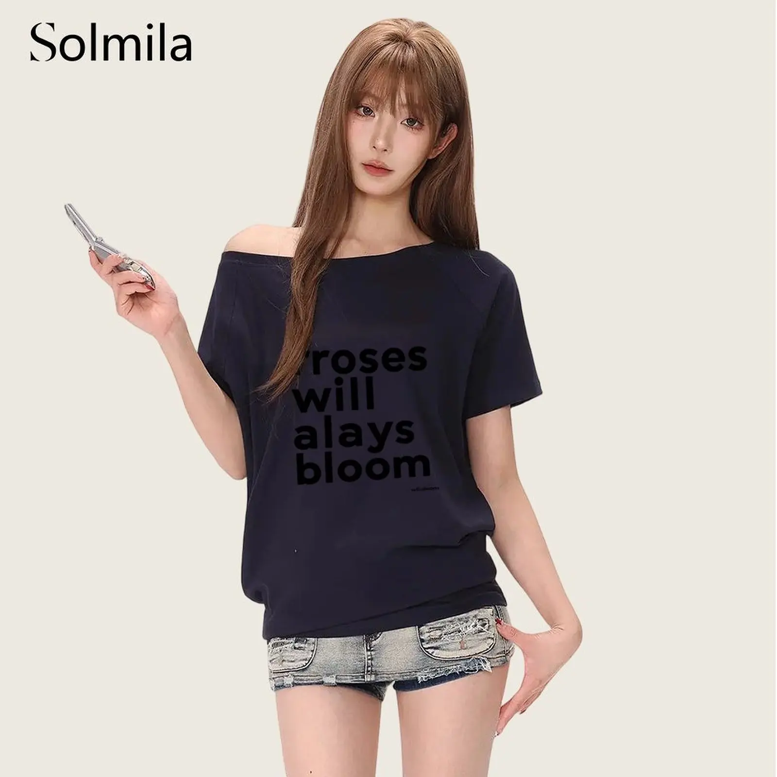 

Casual Summer Top Hot Girls Shirts Comfortable Fabric Daily Wear Top Fashion Clothing Printed Pattern Summer Fashion