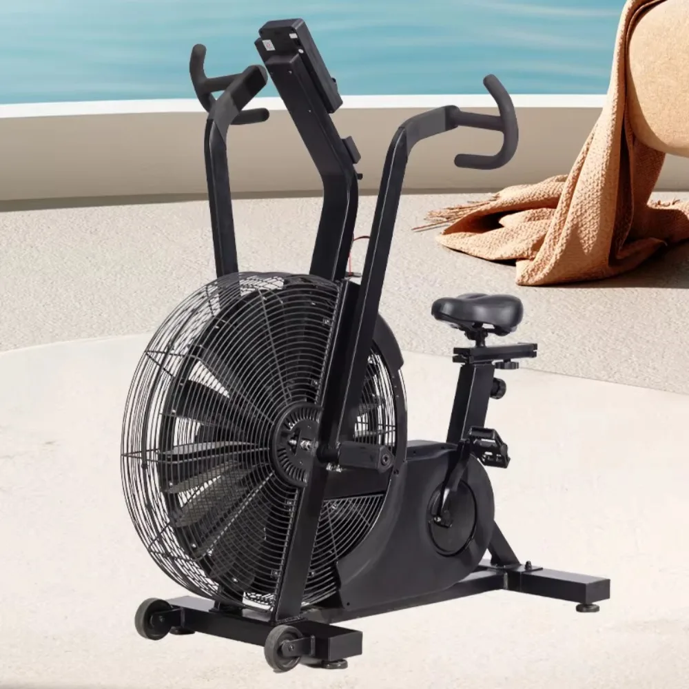 Air Bike Indoor Cycling Fitness Equipment Steel Bicycle for Commercial Gym and Home Use