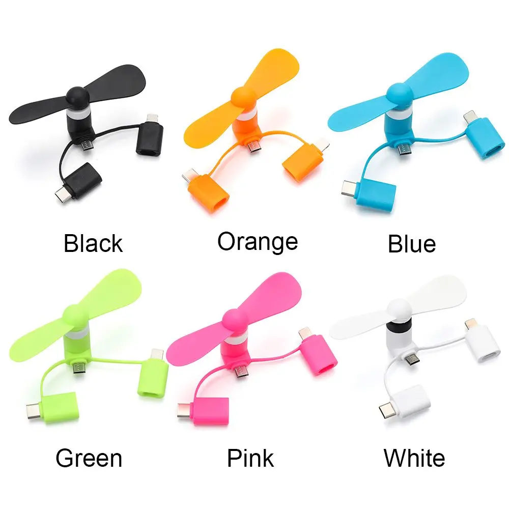 For  For Android For IPhone Travel Phone Fan Portable Mini Mobile Phone Cooler