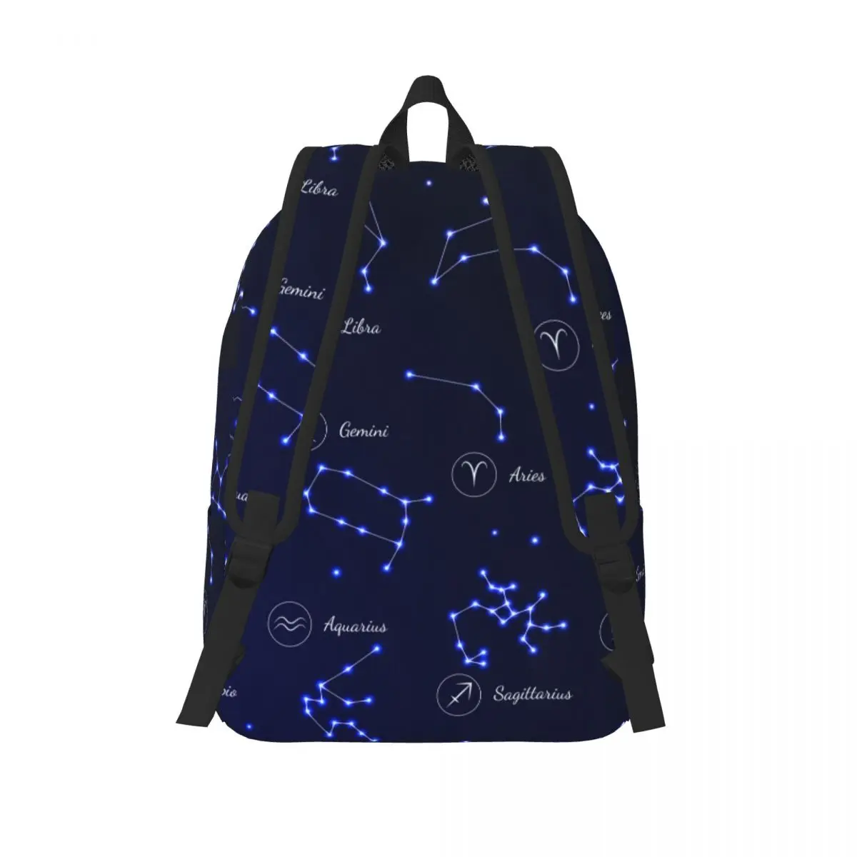 Sac à Dos Douze Constellations dans le Ciel Nocturne pour Homme, Étudiant, Femme, Grande Capacité, Ordinateur Portable