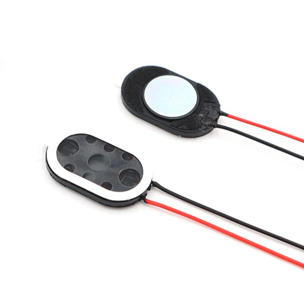 5 قطعة/الوحدة 8 أوم 1 واط صوت صغير القرن موصل 2415 هاتف لوحي مايكرو المتكلم 24 × 15 مللي متر البيضاوي المتكلم مع سلك 60 مللي متر لاردوينو #2