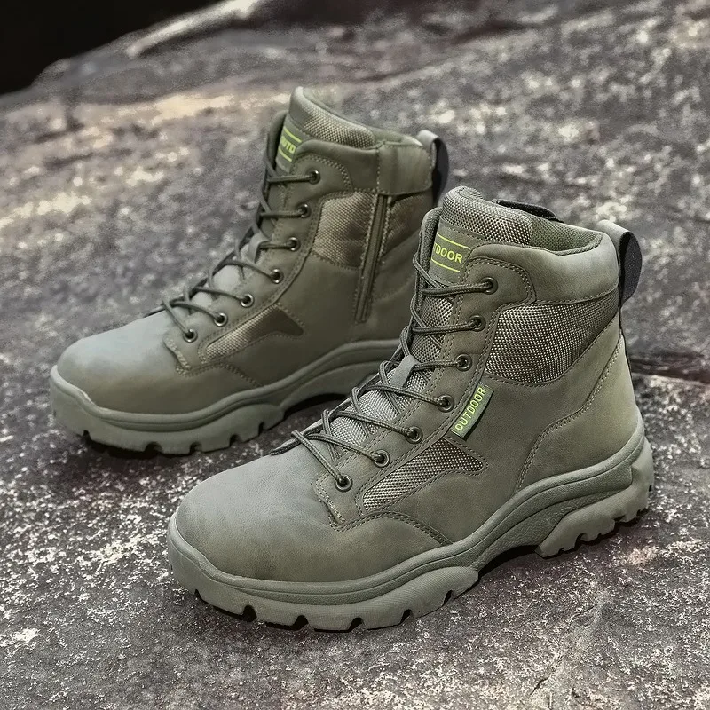 Men's Hiking Shoes Waterproof Non-slip All-terrain Sports Hiking Camping Hunting Tactical Training Cycling Shoes