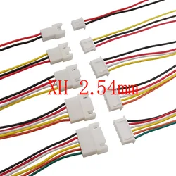 10Pcs/lot JST XH2.54 XH 2.54 mm Pitch 2P/3/4/5/6 Pin Male Plug / Female Socket Battery Charging Wire Cable Connector 26AWG 20CM