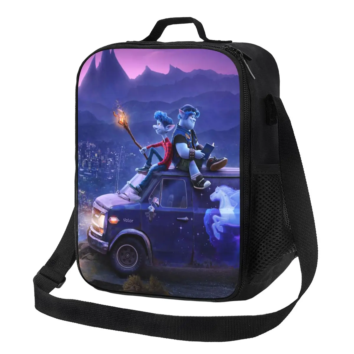 Custom Animated Onward Lunch Bag Men Women Warm Cooler Insulated Lunch Box for Student School image 2