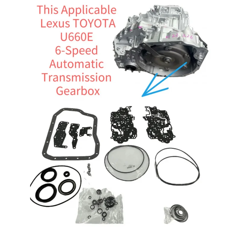 

U660/U660E Automatic Transmission Gearbox Overhaul Rebuild Repair-Kit For Toyota-CAMRY/RAV4/Highlander Seals Gasket-Fit O-rings
